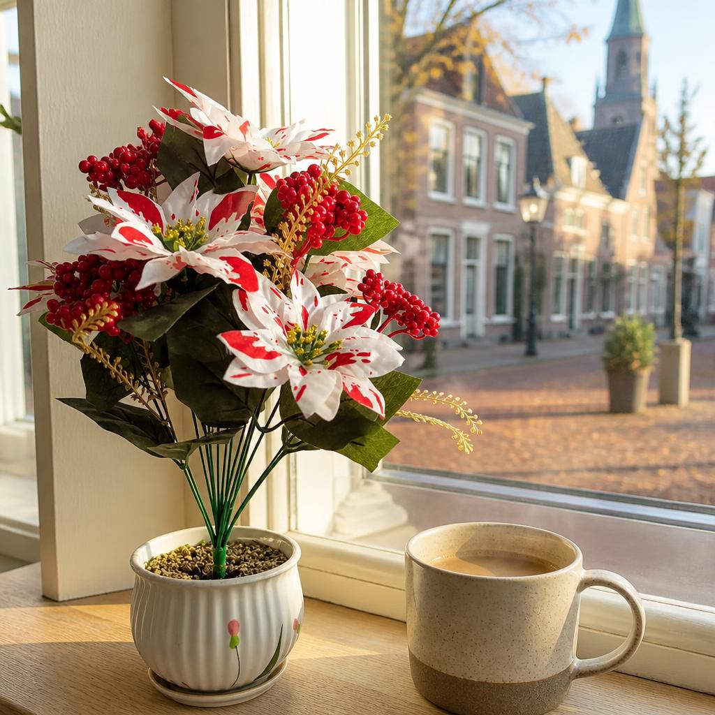 🌸 Geen Groene Vingers Nodig: Geniet Het Hele Jaar Door van een Bloeiende Tuin & Balkon | Luxe Kunstklimwinde ✨