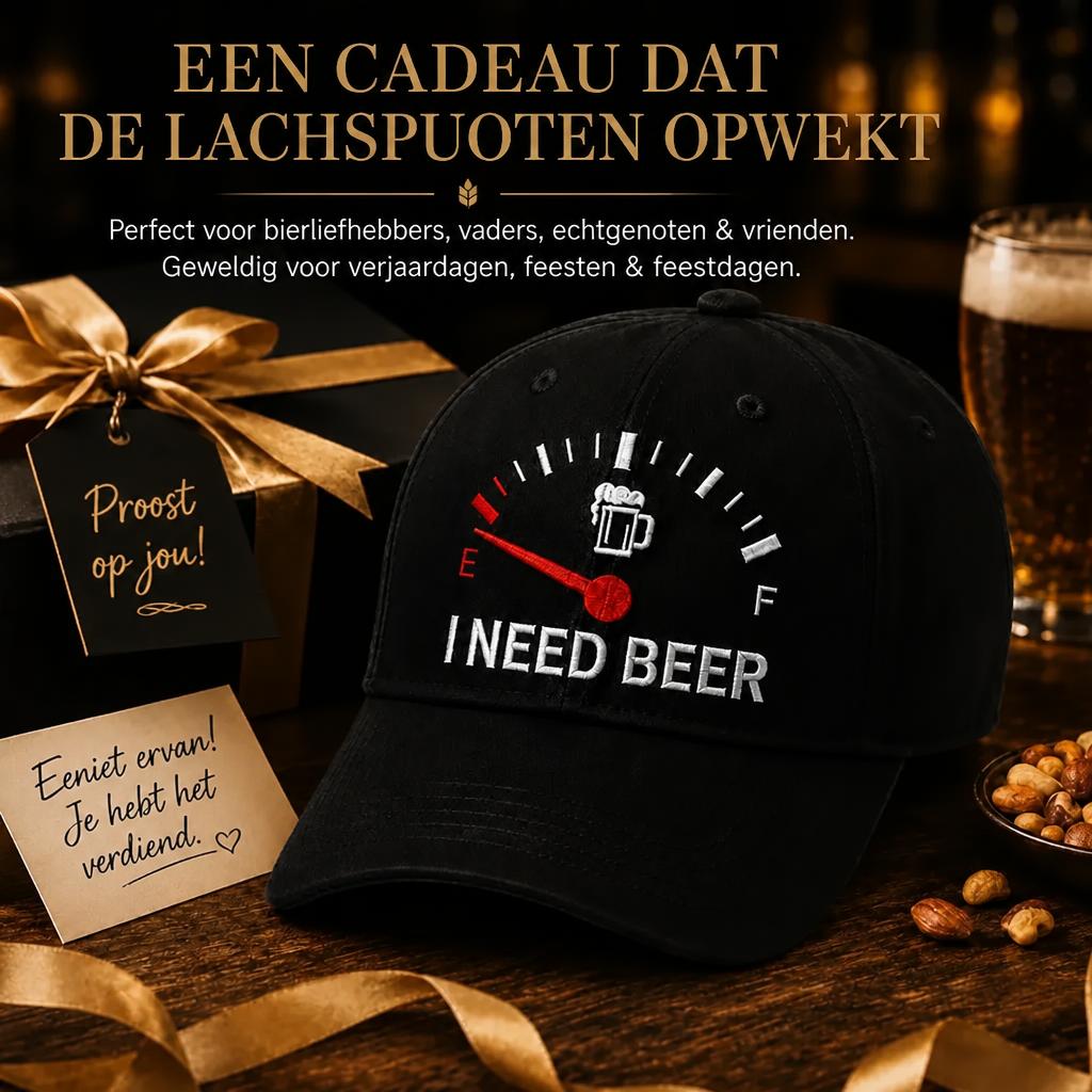 Grappige Biermeter Baseballpet - Het perfecte cadeau voor echte bierliefhebbers! 🎉