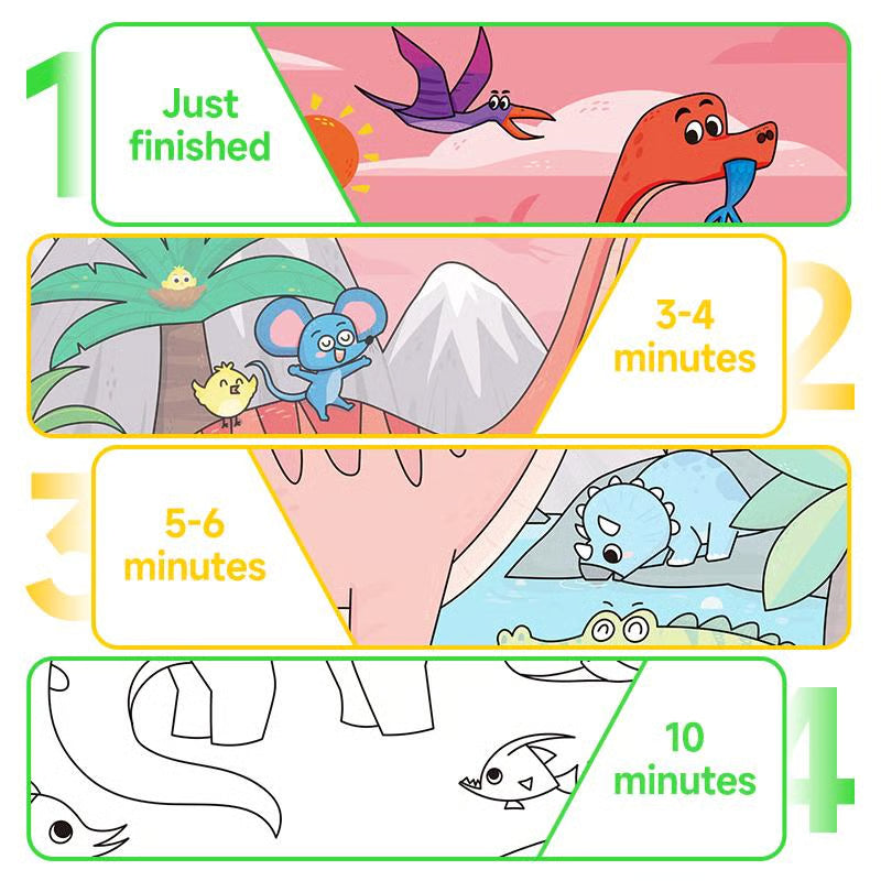 🔥 40% ALENNUS VINTER-ALE! 💧 Uudelleenkäytettävä Vesivärikirja Lapsille & Taaperoille 🎨