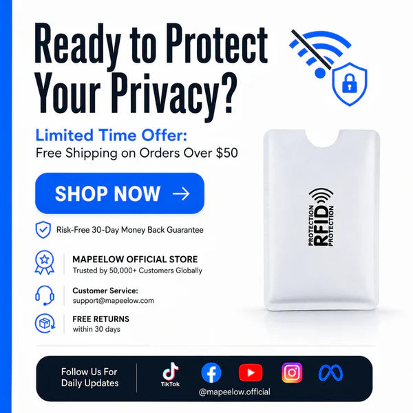 🔥50K+ VERKOCHT | 1 kopen 2 gratis🔒RFID Blokkerende Kaarthoesjes, Bescherm Tegen Kaartdiefstal💳