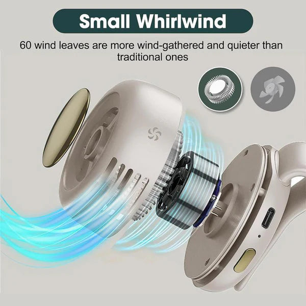 🥳 2026 TOPVERKOOP! 💞 50.000+ VERKOCHT! ✨Zomerbestsellers☀️Draagbare mini-ventilator met klem🍃 360° draaibaar