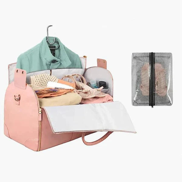 Premium 2-in-1 Kledingtas & Plunjezak — 100% Kreukvrij Reizen Zonder Sjouwen ✈️