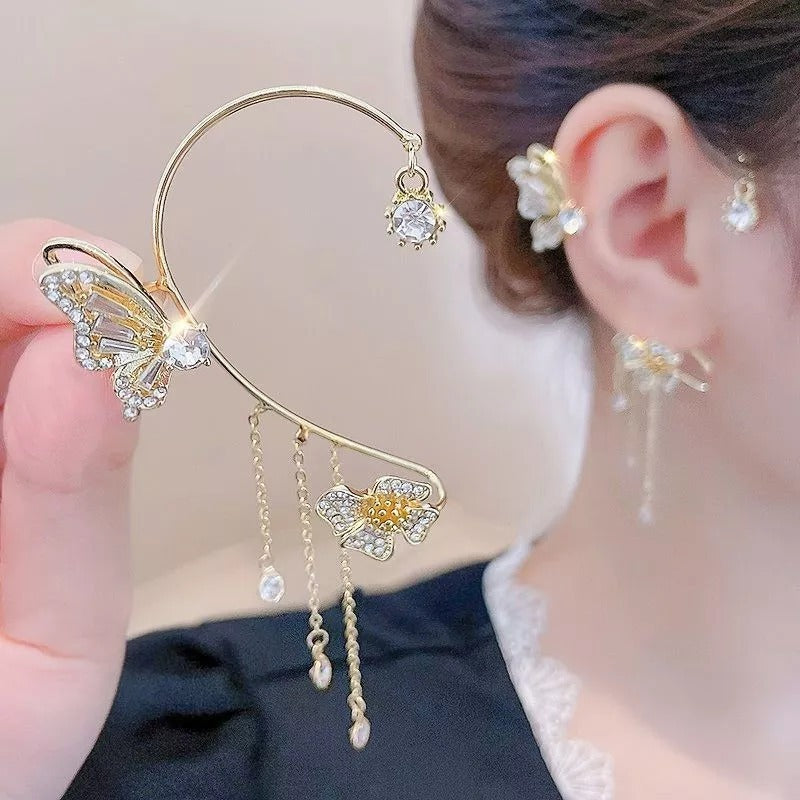 ✨🦋 Zirkonia korvakorut perhosen tassuilla