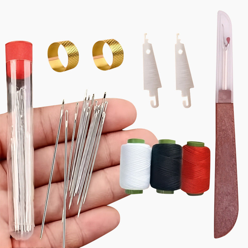 🧵37-osainen Ompeleijan Tarvikesetti – Kätevä, Kompakti & Monikäyttöinen ✂️