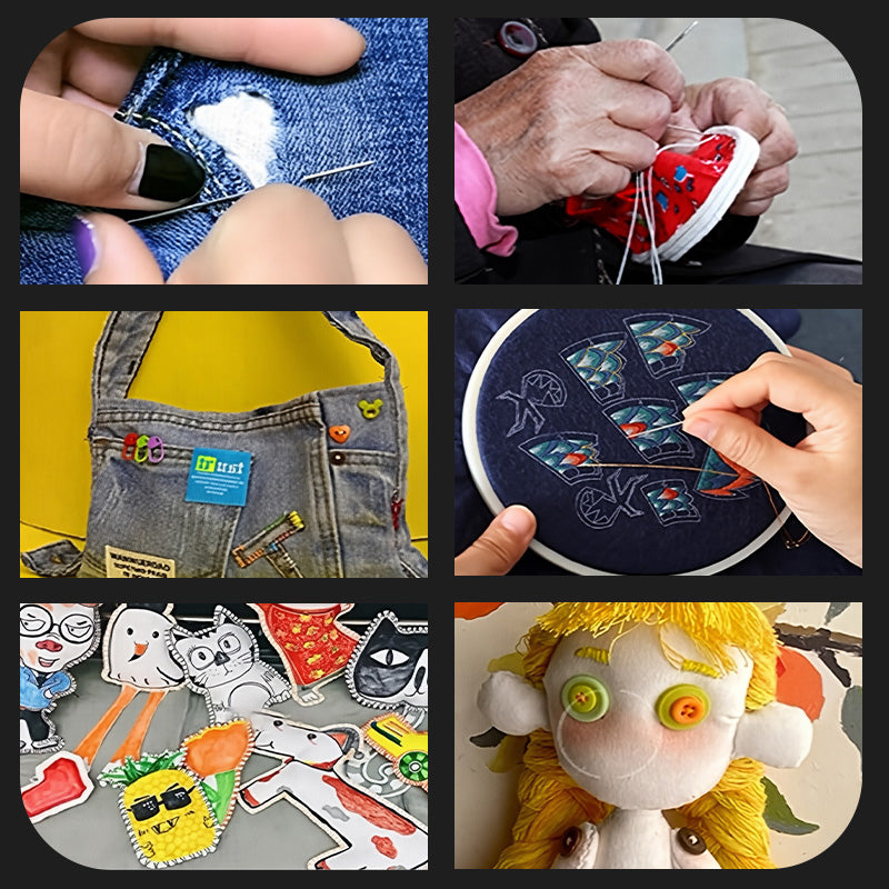 🧵37-osainen Ompeleijan Tarvikesetti – Kätevä, Kompakti & Monikäyttöinen ✂️