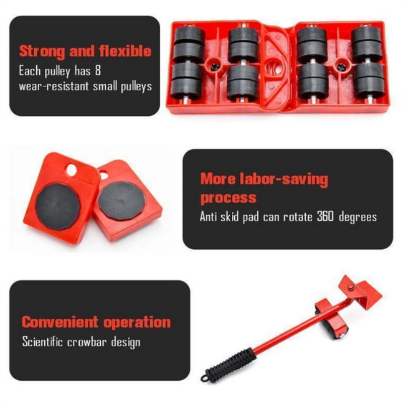 Meubelverhuisgereedschap Set – Verplaats Zware Meubels In Je Eentje Zonder Rugpijn! 📦