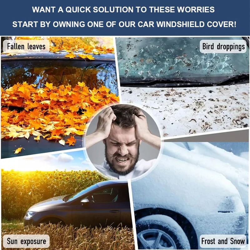 ☀️🚗 Auto Voorrudedekken met Zuignappen – Nooit Meer IJs Krabben op Koude Ochtends! ❄️