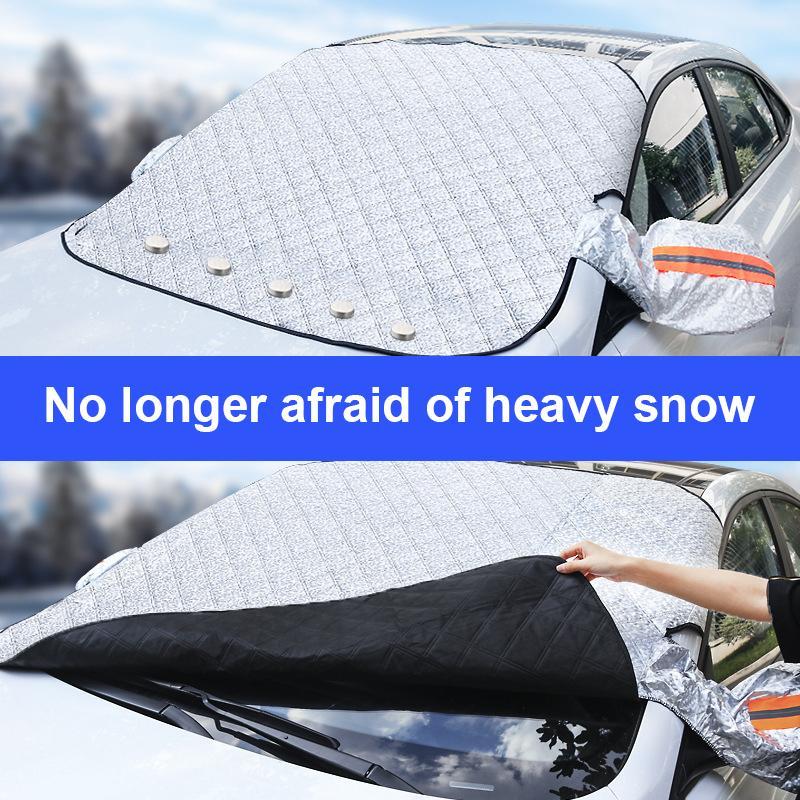 ☀️🚗 Auto Voorrudedekken met Zuignappen – Nooit Meer IJs Krabben op Koude Ochtends! ❄️