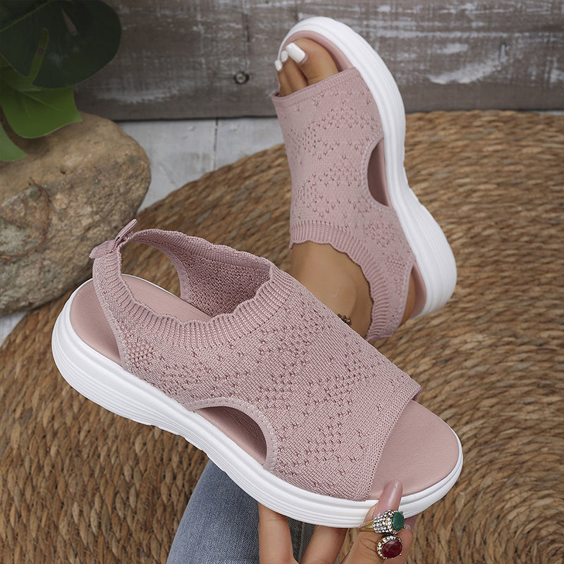 ☀️ Zomerse Gebreide Sandalen – Licht, Zacht en Flexibel 🌬️