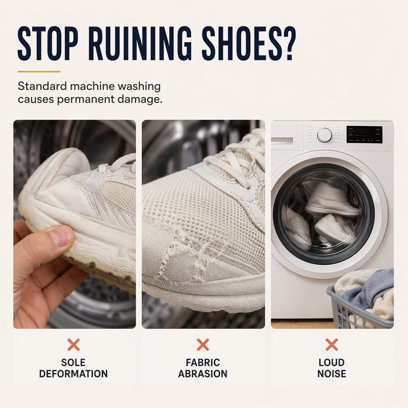 Nooit Meer Schoenen Met De Hand Schrobben! 🧼