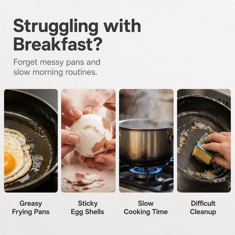 Je Perfecte Ontbijt Binnen 1 Minuut! 🍳 Ontdek Dé Vetvrije Microgolf Eierstomer ✨