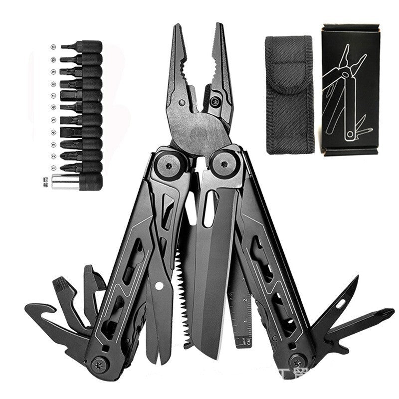 🛠️ 13-in-1 Heavy-Duty Multitool Tang Met Veerschaar & Riem-Etui | Onverwoestbaar Noodgereedschap Voor Auto & Camping 🚗 Camping