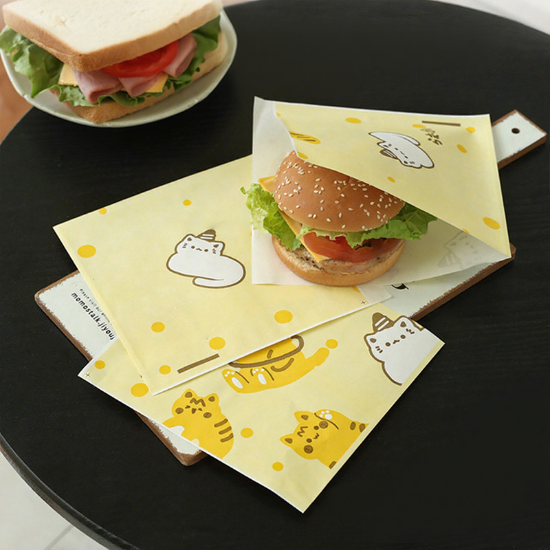 🥪 Tover Elke Lunch Om tot een Feestje! 🐾 Vetvrije & Schattige Sandwichzakjes (18x18cm)