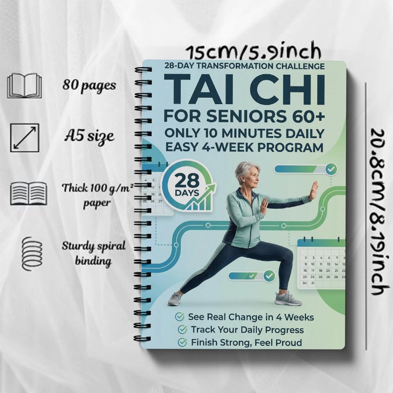 🌿✨ 28-Dagen Tai Chi Programma voor Senioren — Voel Je Weer Vitaal & Sterk in Balans! 💪