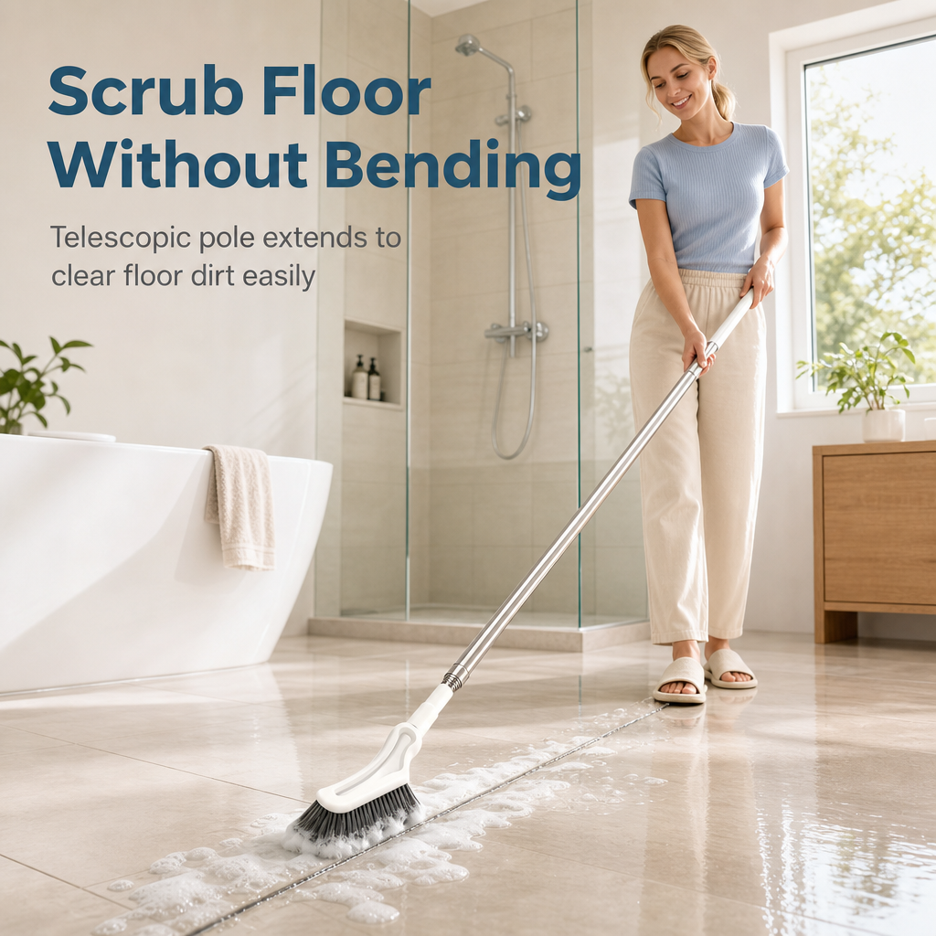 Schoonmaken Zonder Rugpijn! 🧹 Flexibele Spleetborstel