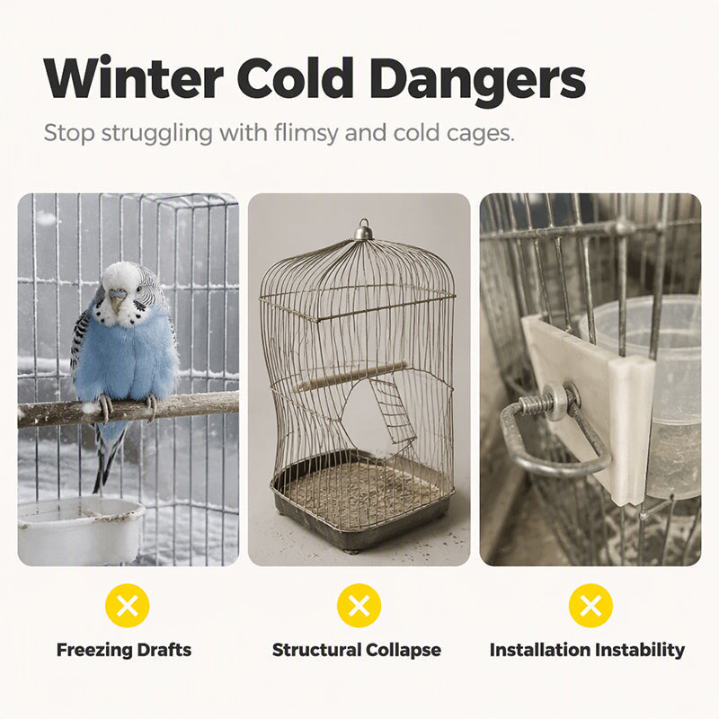 🦜❄️ Geen Koude Tocht Meer: Geef Je Vogeltje Een Warm & Knus Droomnestje! ☁️✨