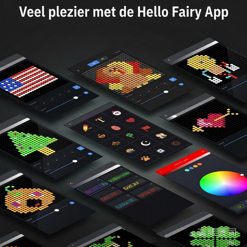 Slim LED Lichtgordijn met Muziek-Sync – Creëer direct Magische Feestsfeer! ✨