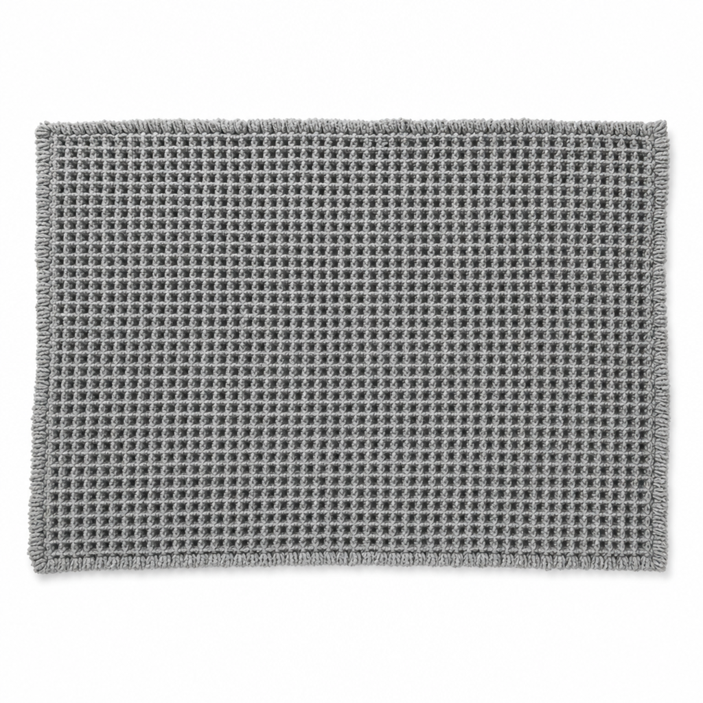 Luxe Wafel Badmat – Binnen Seconden Droog & Ultieme Antislip Grip! 🚿