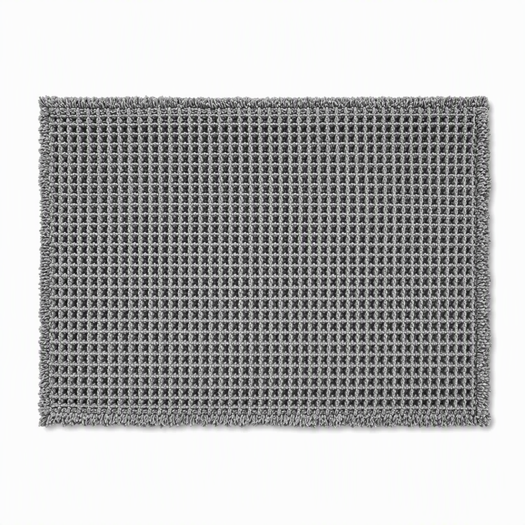 Luxe Wafel Badmat – Binnen Seconden Droog & Ultieme Antislip Grip! 🚿