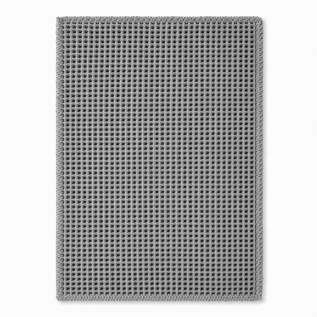 Luxe Wafel Badmat – Binnen Seconden Droog & Ultieme Antislip Grip! 🚿