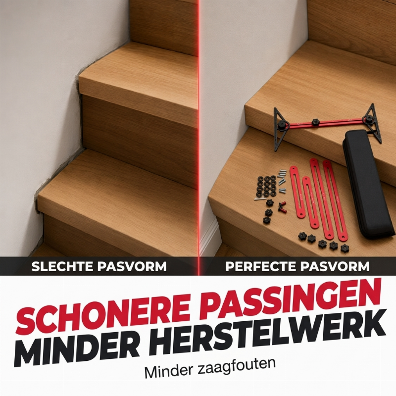 Multifunctionele Renovatie Gereedschapsset – Nooit Meer Meetfouten bij Je Klusprojecten! 🛠️